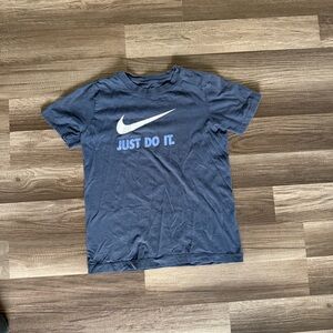 Nike Kids Navy 'Just Do It' Tee
